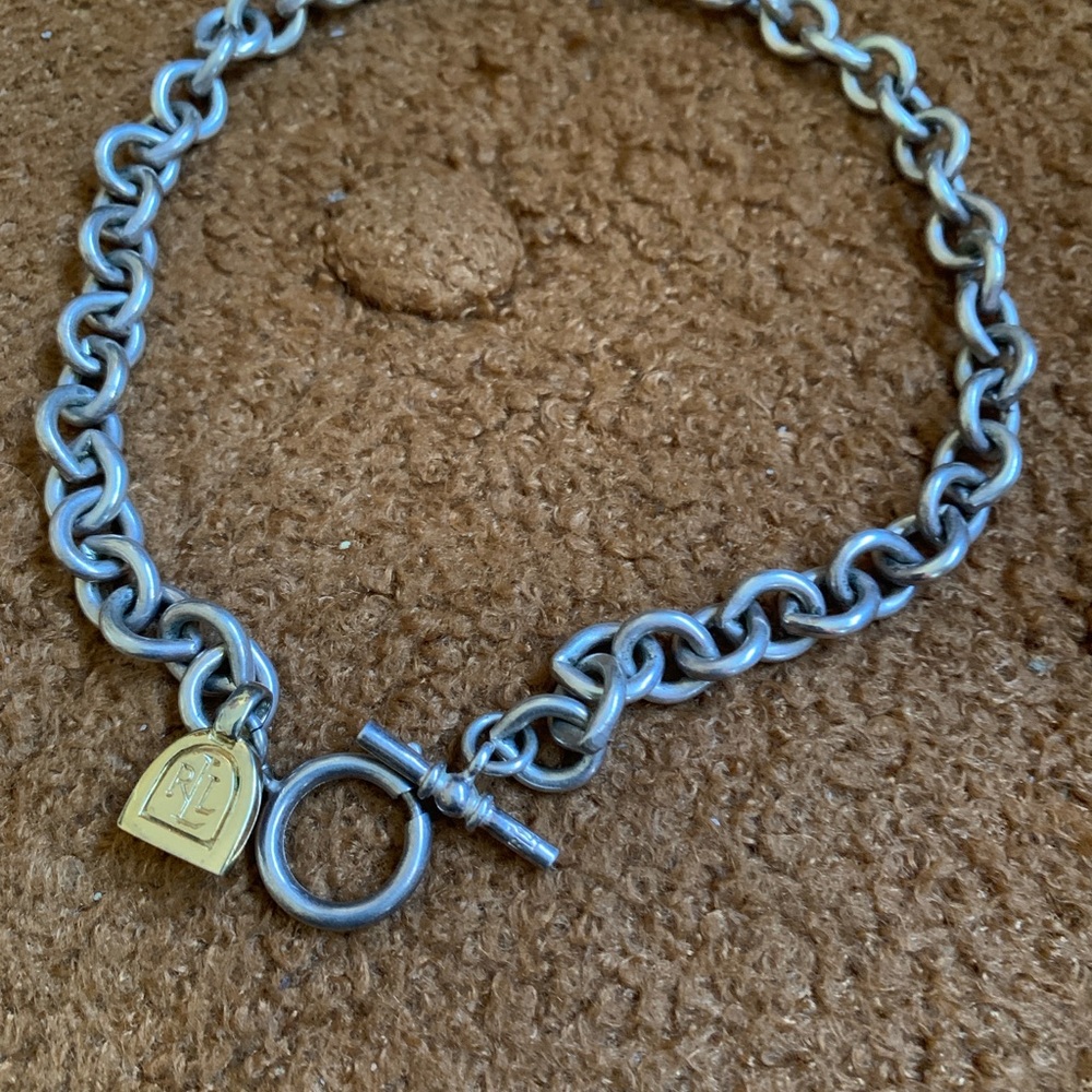 Vintage chunky Ralph Lauren pendant collar necklace